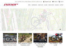 Tablet Screenshot of ninerbikes.com